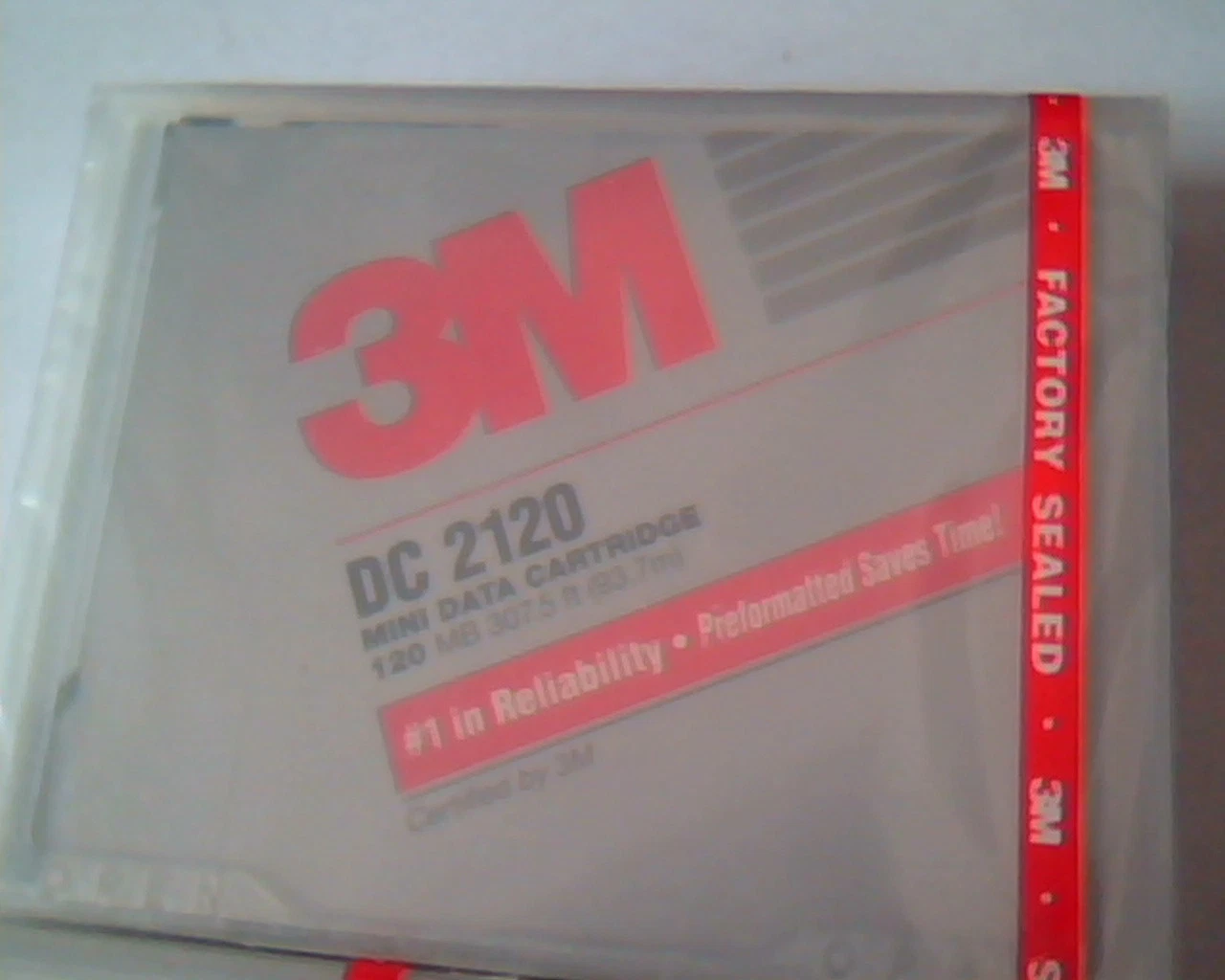 Data Cartridge Storage 3M DC2120 mini 120MB 2120 - SET of 8 BRAND NEW - image 3