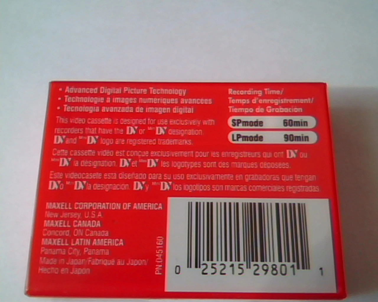 Digital Cartridge Video Maxell Mini DV 60min ME DVM60SE - BRAND NEW - image 2