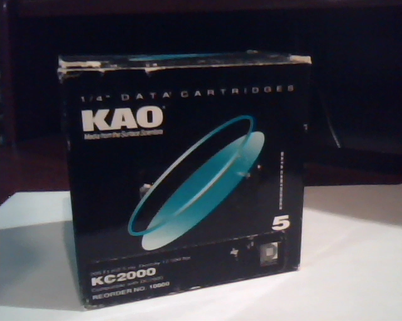 LOT of 9 BRAND NEW Data Cartridge Storage KAO KC2000 DC2000 205ft 1/4"