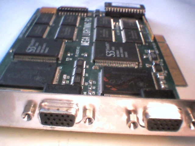 PCI Video card ColorGraphic Mega Lightning PCI 8M Dual S3 Vision968 PC-602167-R3 - image 4