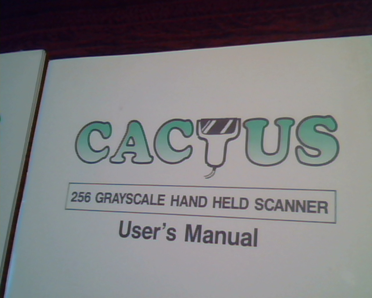 Cactus OCR Software User's Manual - Hand held Scanner IBM PC/XT/AT guide - image 3