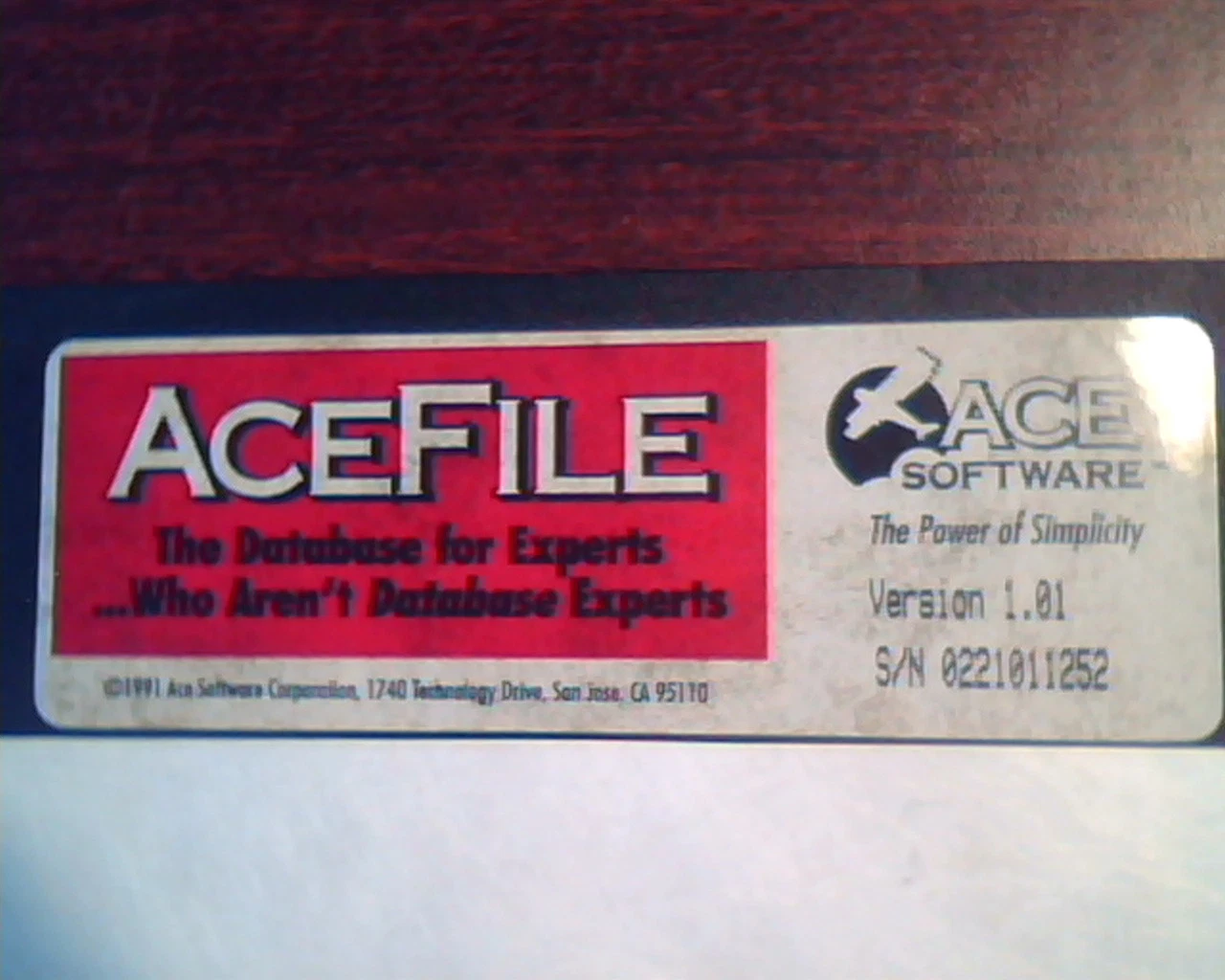 Floppy Disk AceFile Version 1.01 Database - image 2