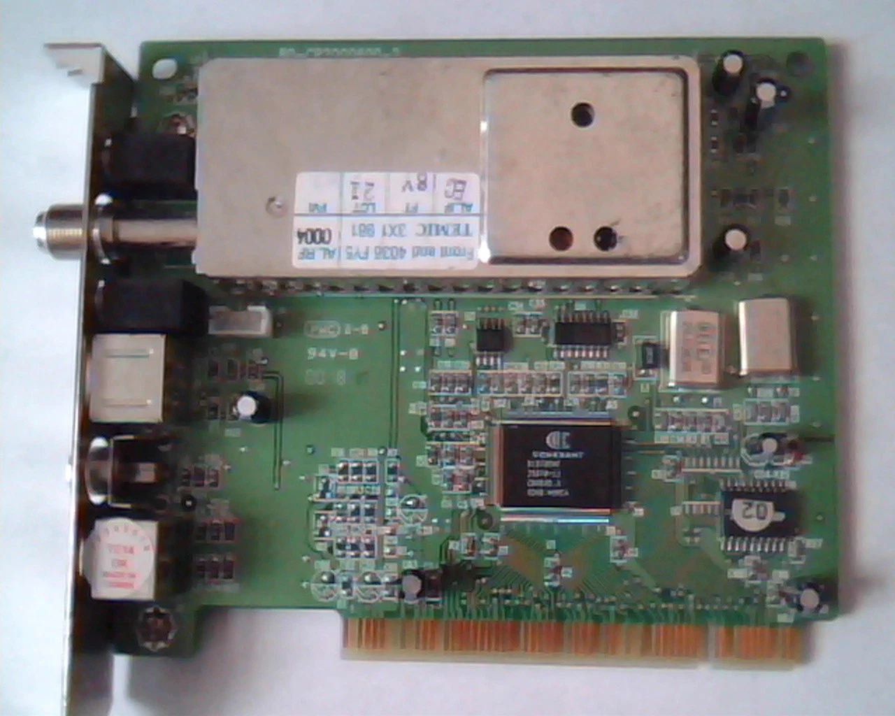 PCI Video card CPH060 80-CP2000600-2 Conexant 8Y 0004 Audio Camera S-Vid tv