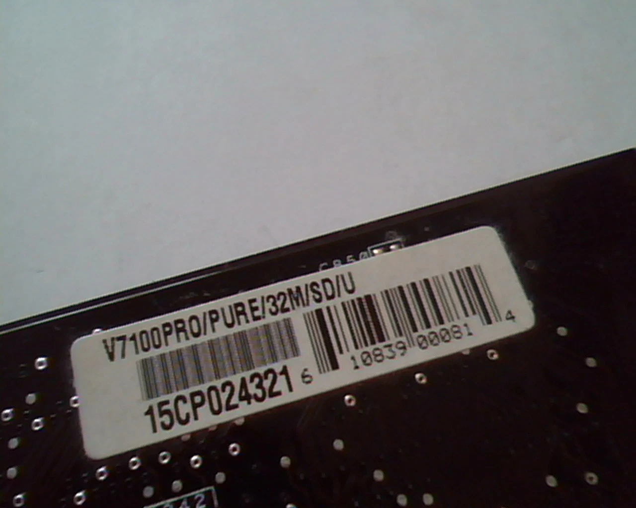 AGP card ASUS V7100Pro 32M 2MX32 V7100Pro/PURE/SD/U VGA 150048-A01-00263 - image 4