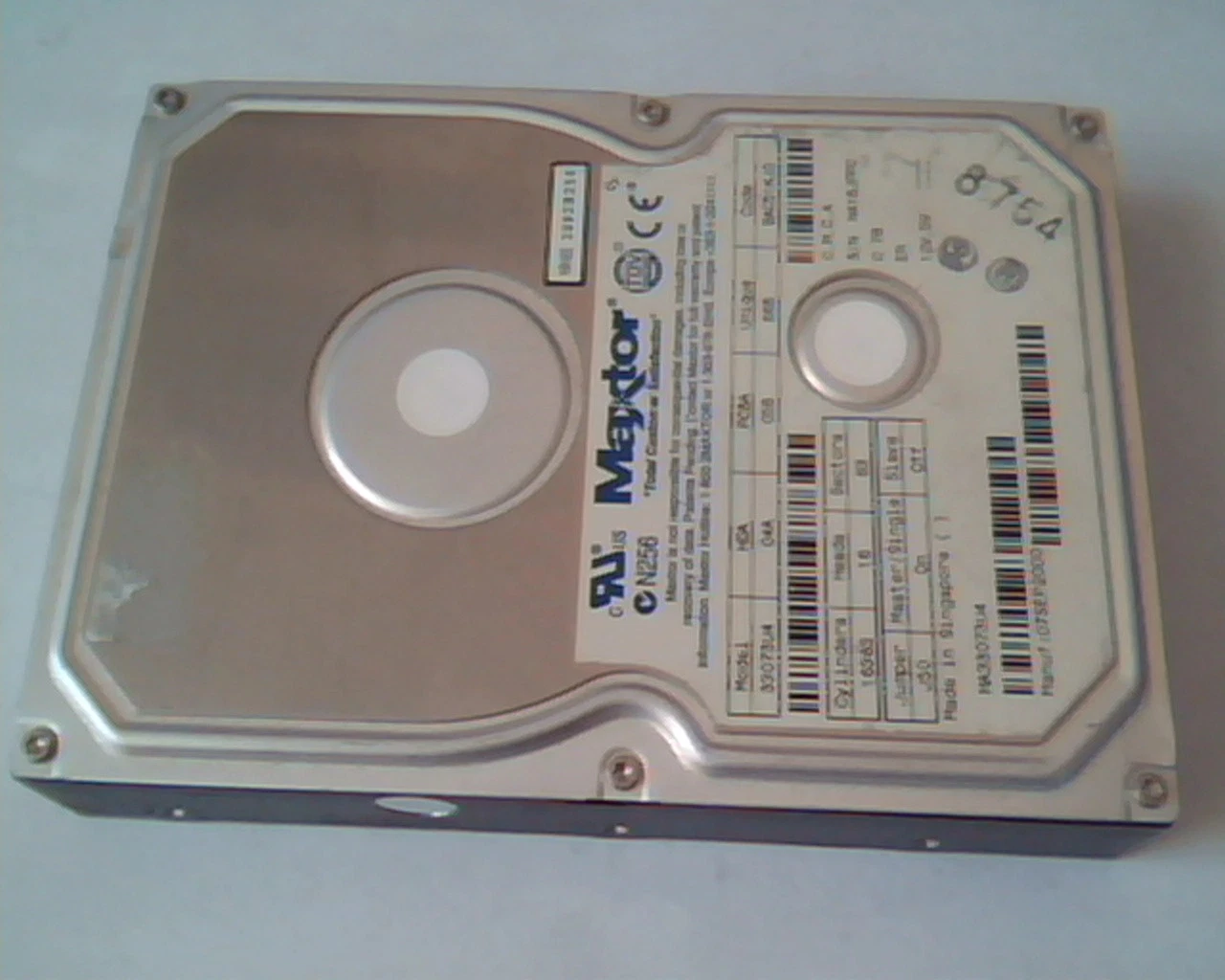 Hard Drive Disk IDE Maxtor 33073U4 04A 05B 66B BAC51KJ0 MA33073U4