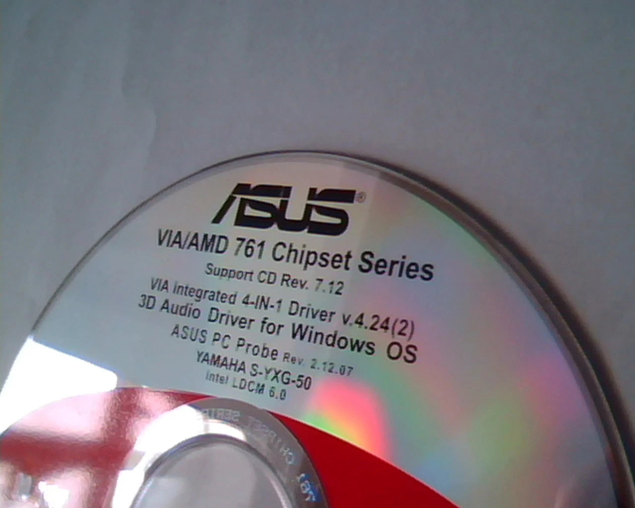 CD ASUS VIA/AMD 761 Chipset Series Support Rev.7.12 Integrated 4-in-1 Driver - image 2