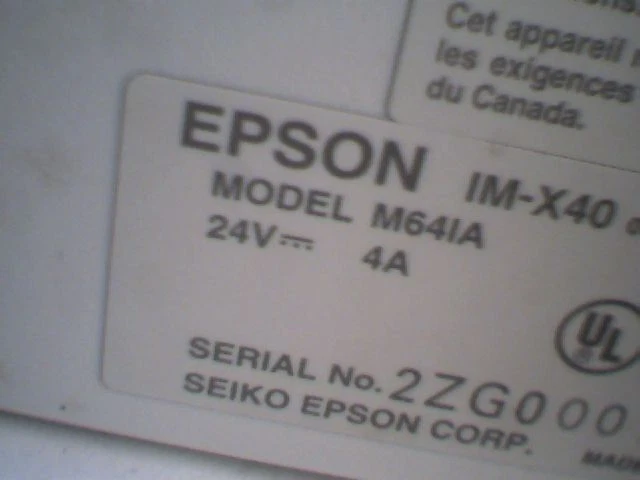 Epson Seiko IM-X40 M64IA POS Workstation 486 with Power Supply Small Tiny - image 7