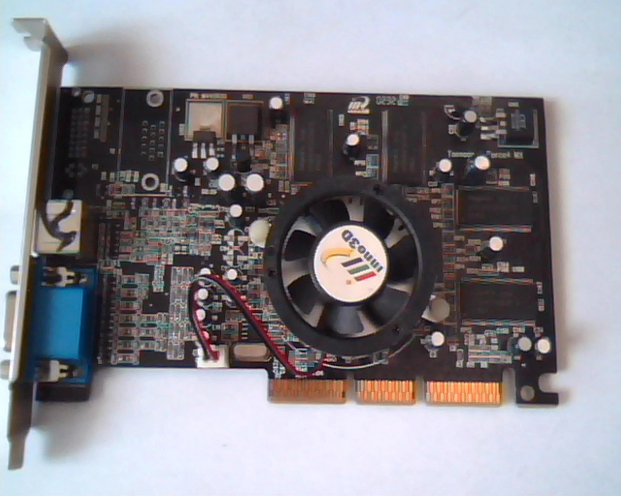 AGP card Tornado GeForce4 MX inno3D MX440 TV 64MB VGA MX44or30