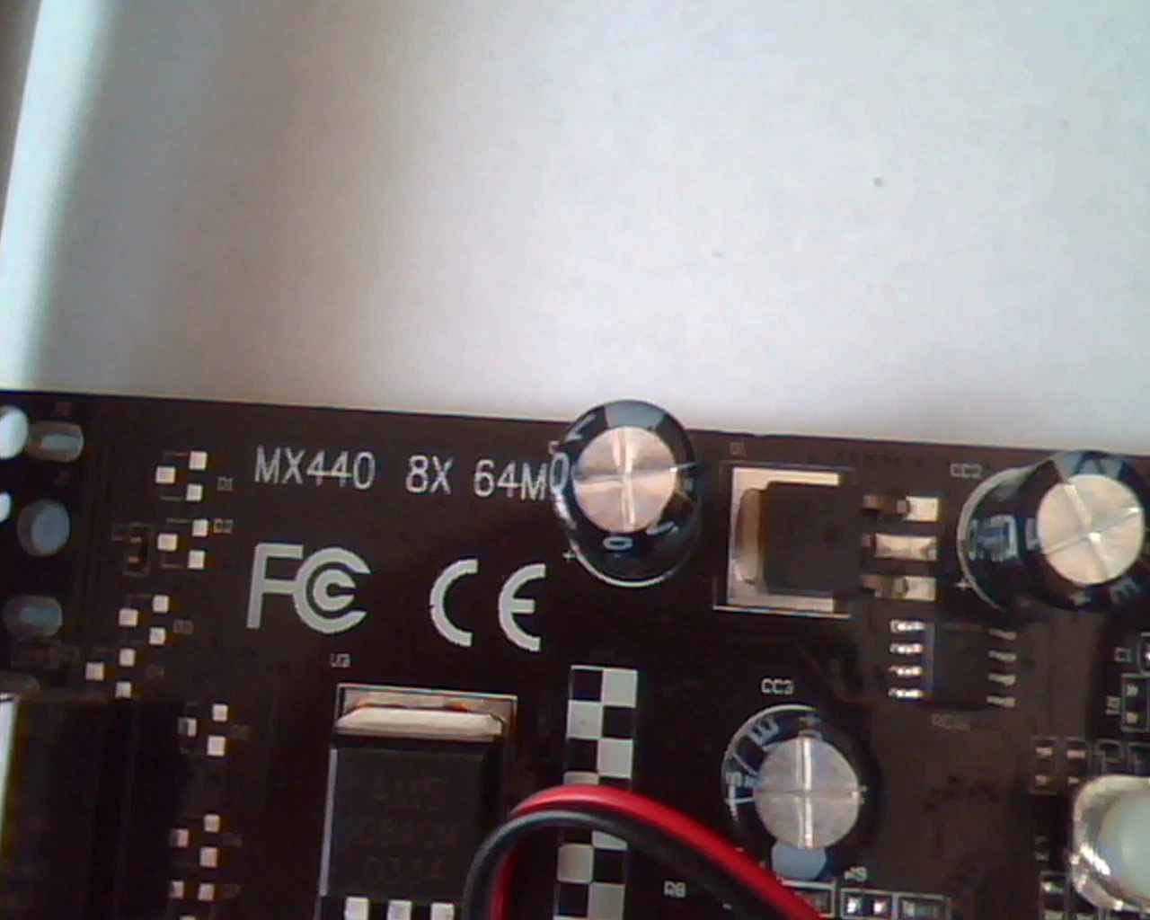 AGP card GeForce4MX 440-8X Ver D 64MB DDR TV-out VGA MX440 - image 2