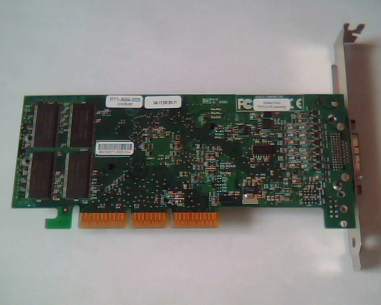 AGP card NVIDIA 180-10071-0000-A04 P71-A04-005 600-50071-0002-AX4 DVI - image 3