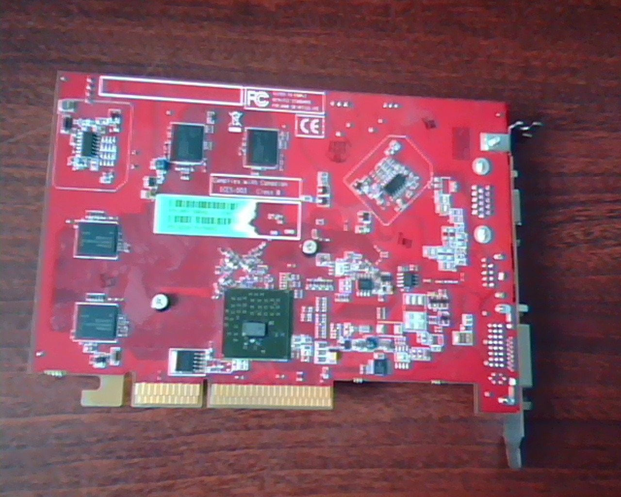 AGP card ATI Radeon X1600 Pro AGP 512M  VGA TV DVI  Video NTSC PAL — image 2