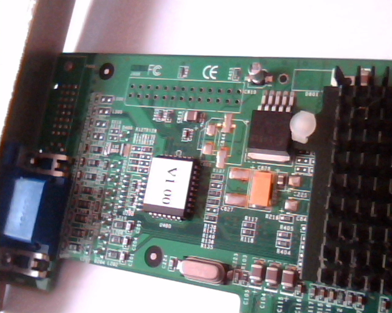 AGP card PA256MX 90917-1.1 V1.00 90.05210.270 VGA 48.052B4.011 - image 2
