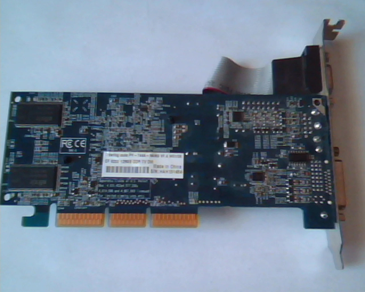 AGP card GF 6200 128MB DDR TV DVI VF.4 PV-T44A-RAMG - image 2