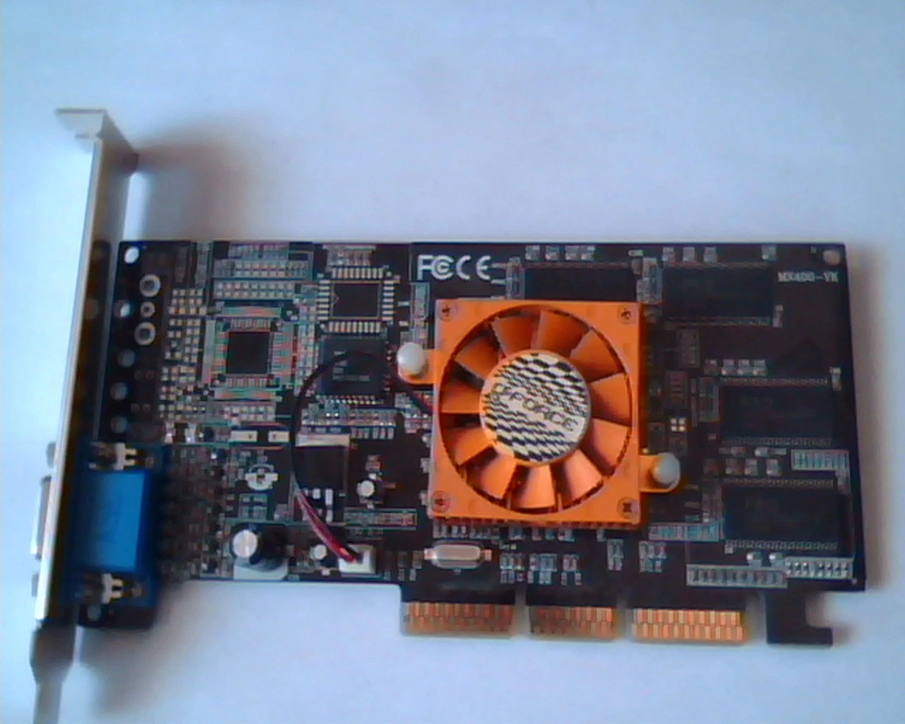 AGP card GeForce2MX 400 Ver K 64MB SDR 64bit VGA GeForce 2MX MX400-VK