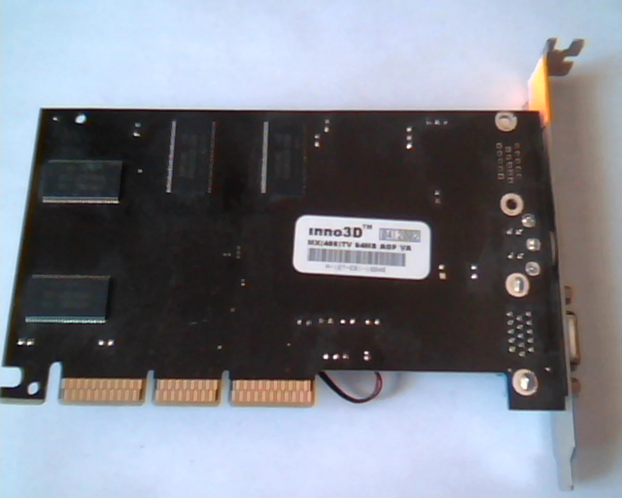 AGP card inno3D MX128r32 MX128 MX400 TV 64MB VGA - image 4