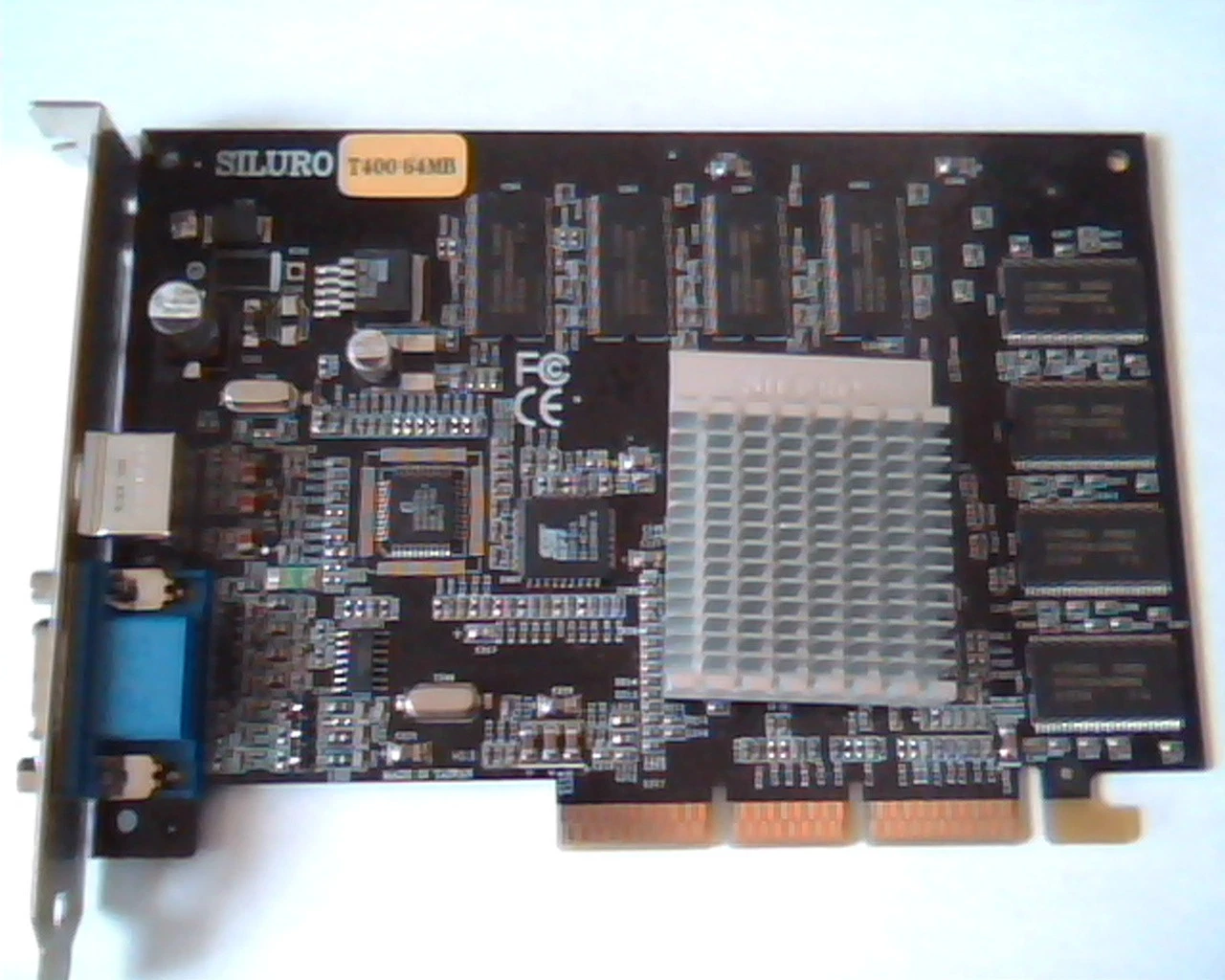 Video Graphics Card AGP Siluro T400 64MB T400-TIL011383 VGA S-Video