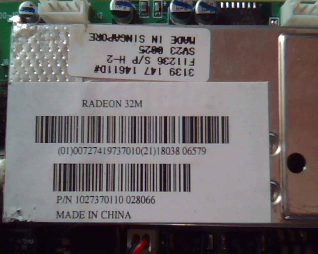 AGP card ATI 109-73700-10 Radeon 32M 1027370110 graphics DVI Video CATV - image 3