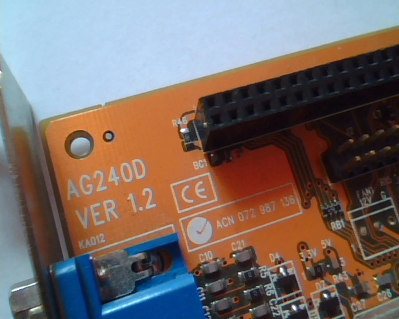 AGP card AC240D Ver 1.2 8MB VGA Fastware On Board - image 3