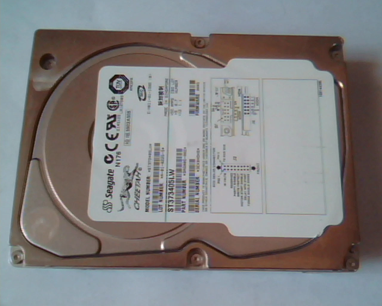 Hard Drive SCSI Seagate Cheetch ST373405LW 9R6005-002 A-01-0225-5 0003