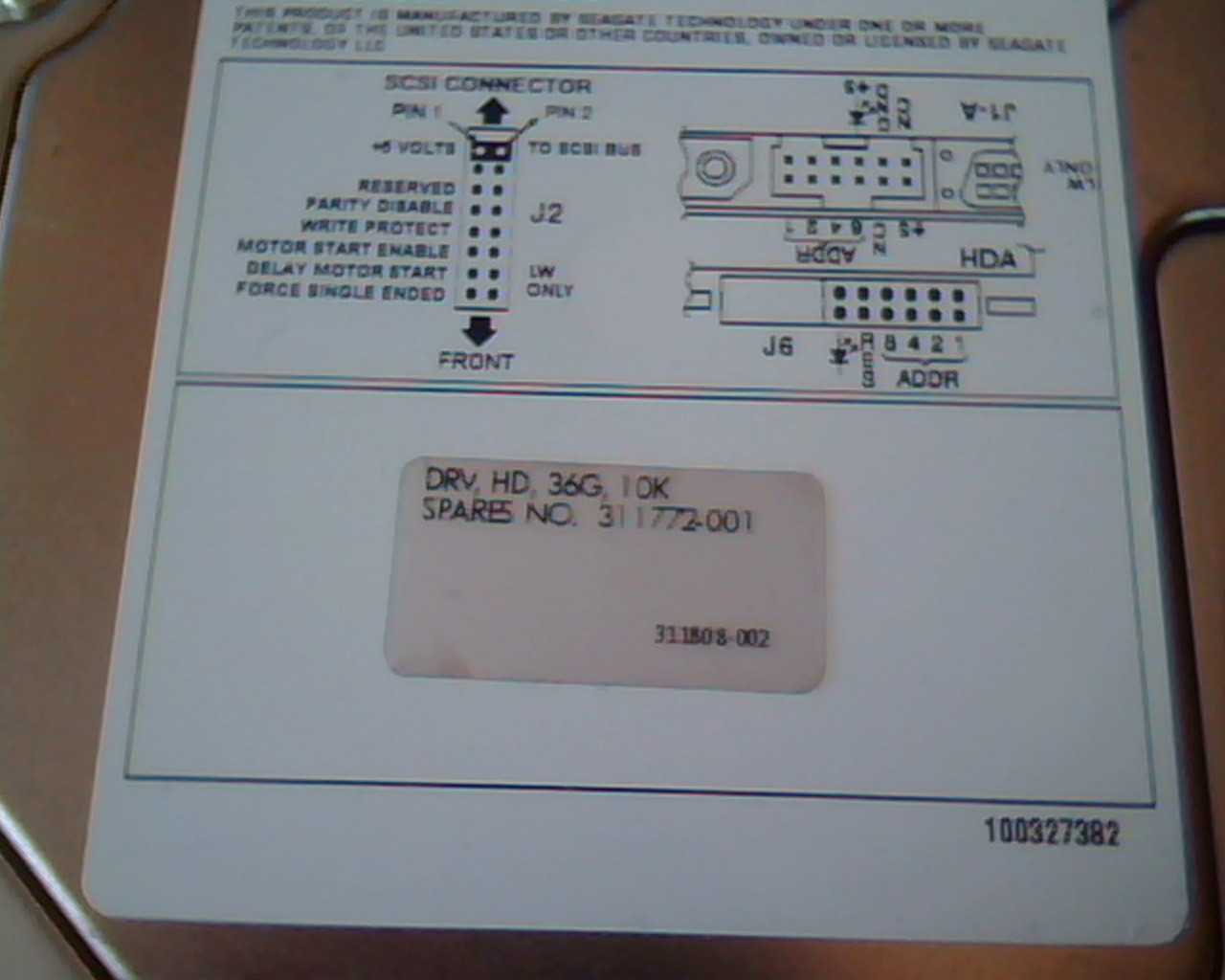 Hard Drive SCSI HP Invent ST336607LW 291244-001 A-01-0446-2 9V4005-030 36.4GB - image 4