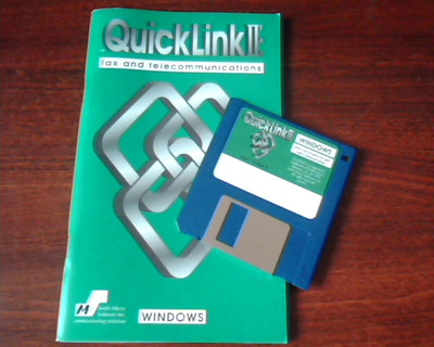 QuickLink II Fax Telecommunications Windows 3.1 3.11 Smith Micro