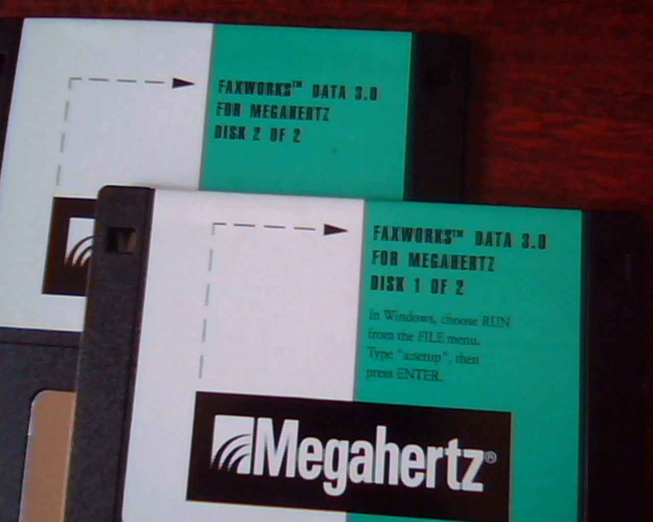 Megahertz PCMCIA Modem with XJACK Connector data fax - Guide + Floppies + card - image 5