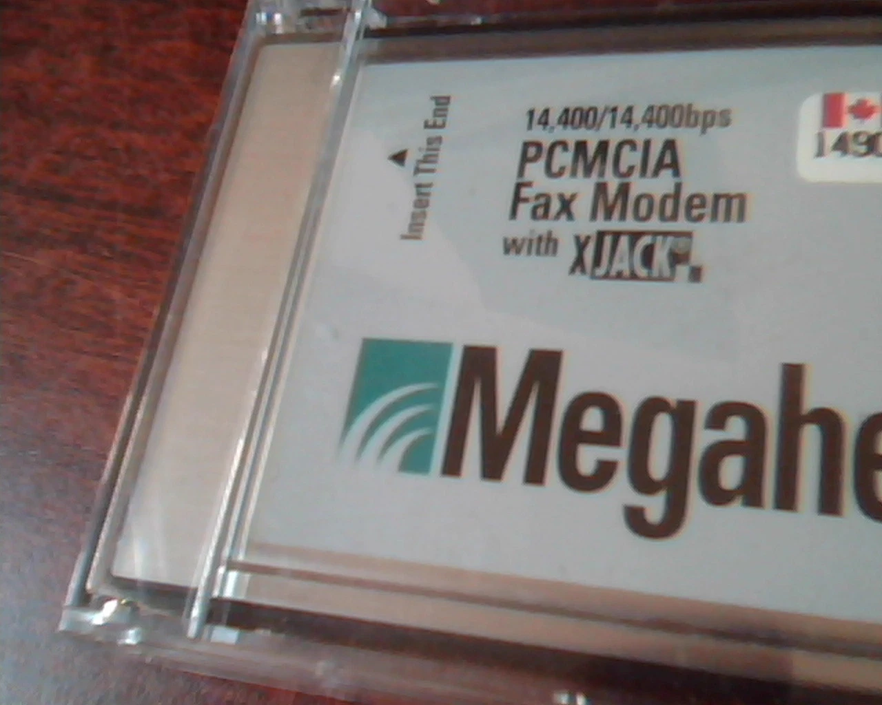 Megahertz PCMCIA Modem with XJACK Connector data fax - Guide + Floppies + card - image 7