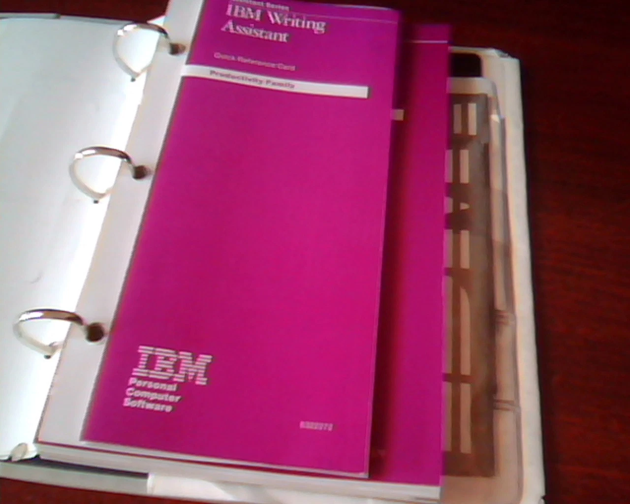 IBM Writing Assistant Personal Computer Library floppies binder book - Vintage - image 5