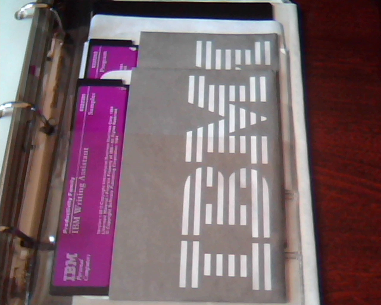 IBM Writing Assistant Personal Computer Library floppies binder book - Vintage - image 8