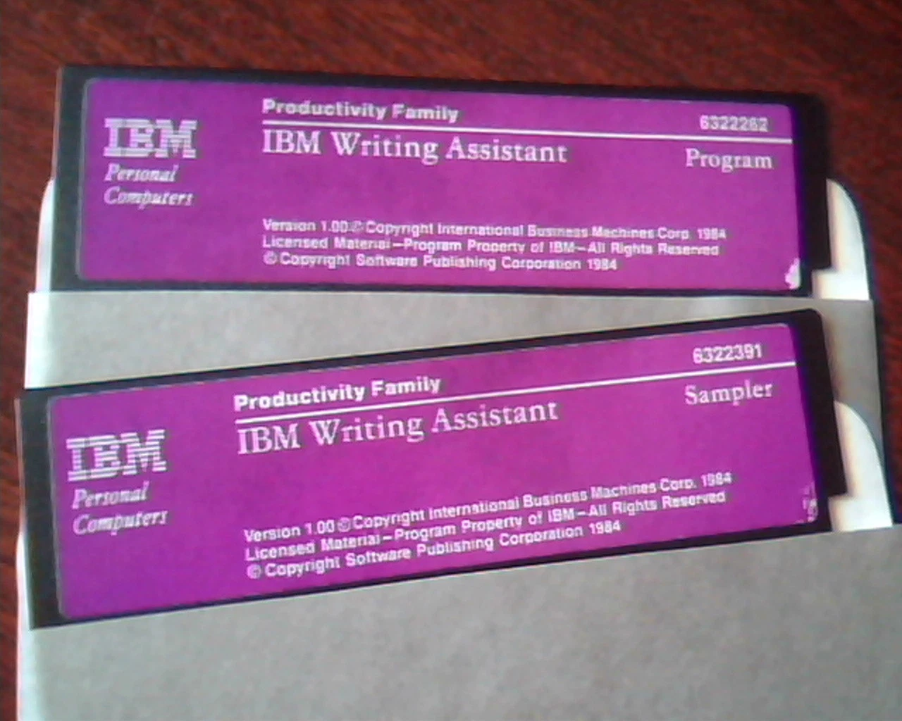 IBM Writing Assistant Personal Computer Library floppies binder book - Vintage - image 9