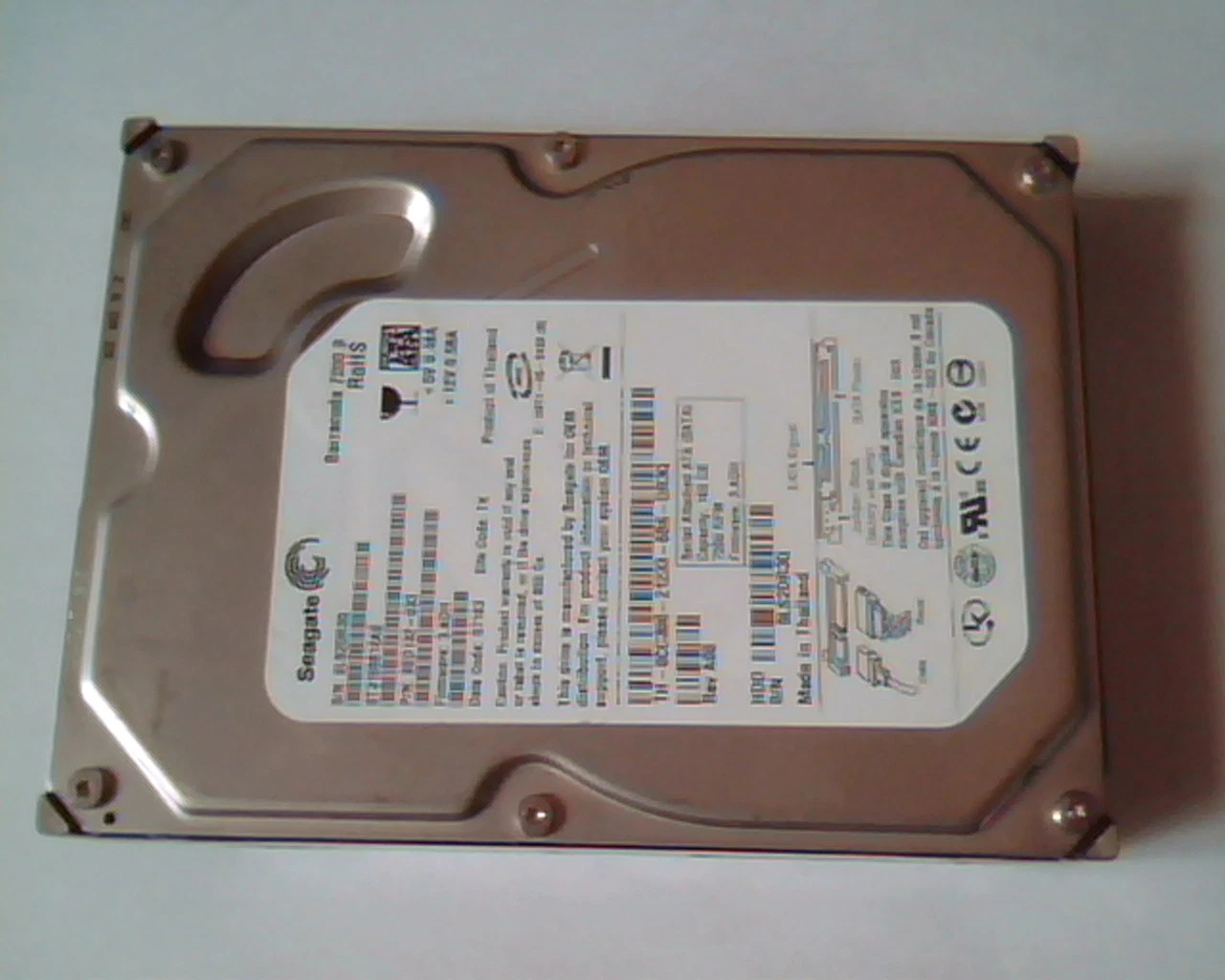 Hard Drive Disk SATA Seagate Barracuda 7200.9 ST3160812AS 9BD132-033 3.ADH TK