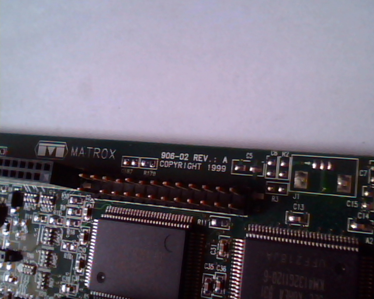 AGP card Matrox 906-02 Rev A MGI G4+MDHA/32/OEM Dual VGA - image 2