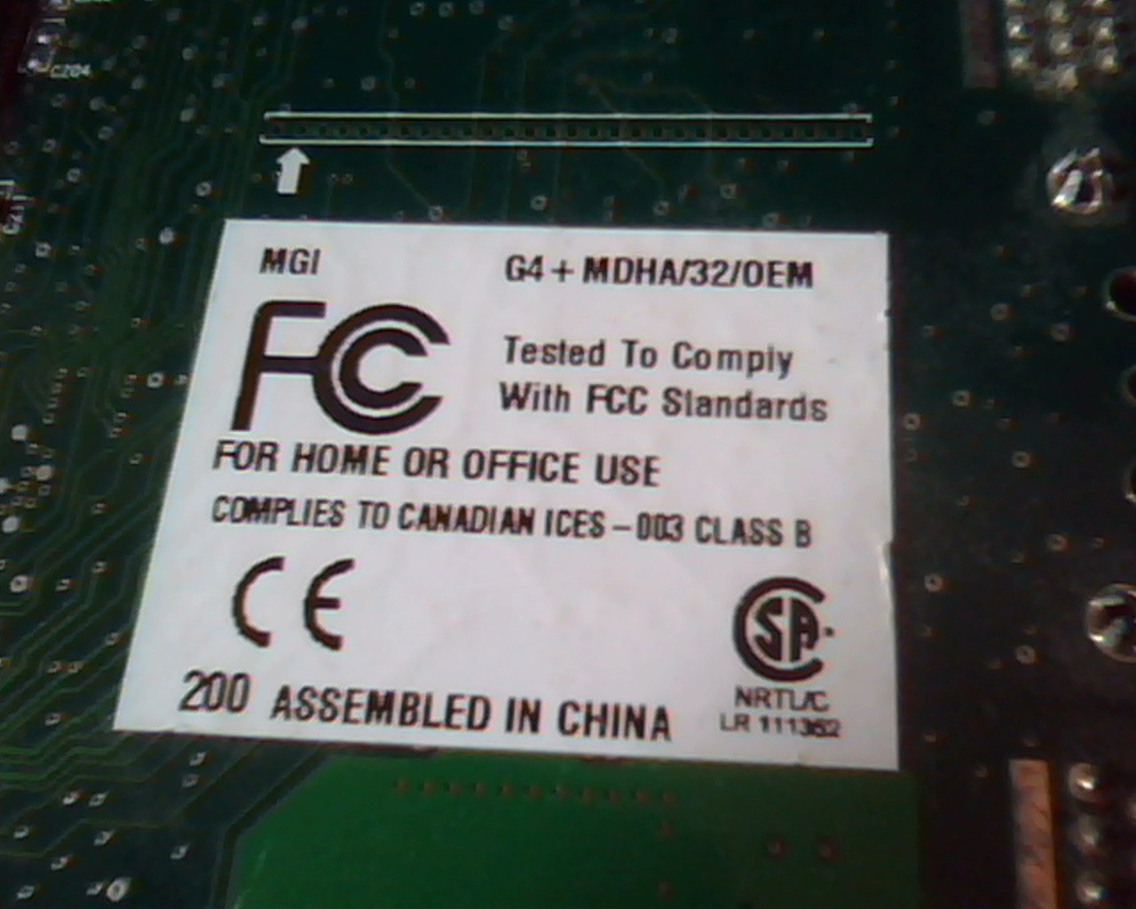 AGP card Matrox 906-02 Rev A MGI G4+MDHA/32/OEM Dual VGA - image 3