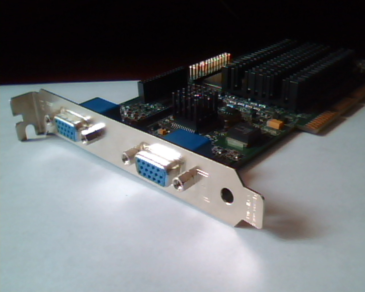 AGP card Matrox 906-02 Rev A MGI G4+MDHA/32/OEM Dual VGA - image 5