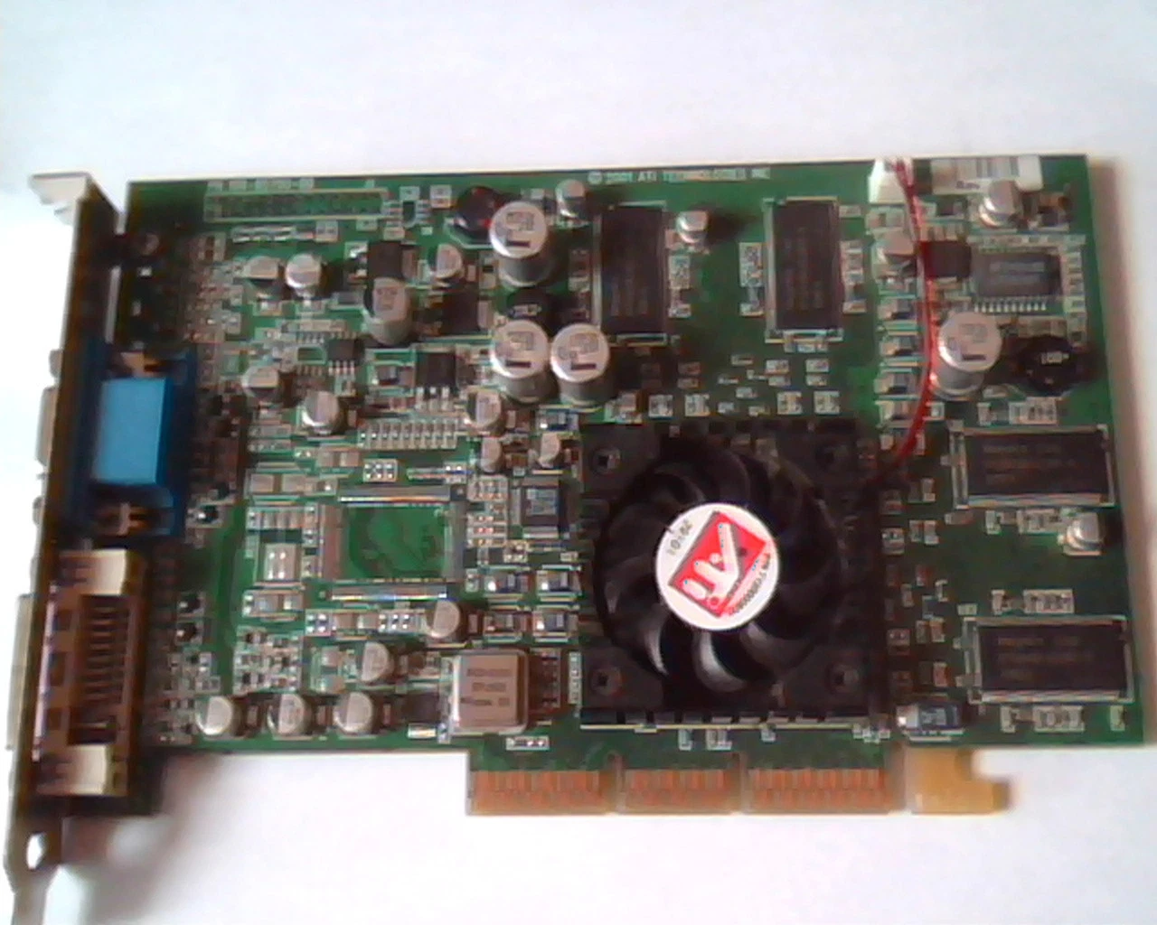 AGP card ATI 109-85700-00 Rev A00 1028572000 CN-06R899-44571-2A7-02LG DVI VGA