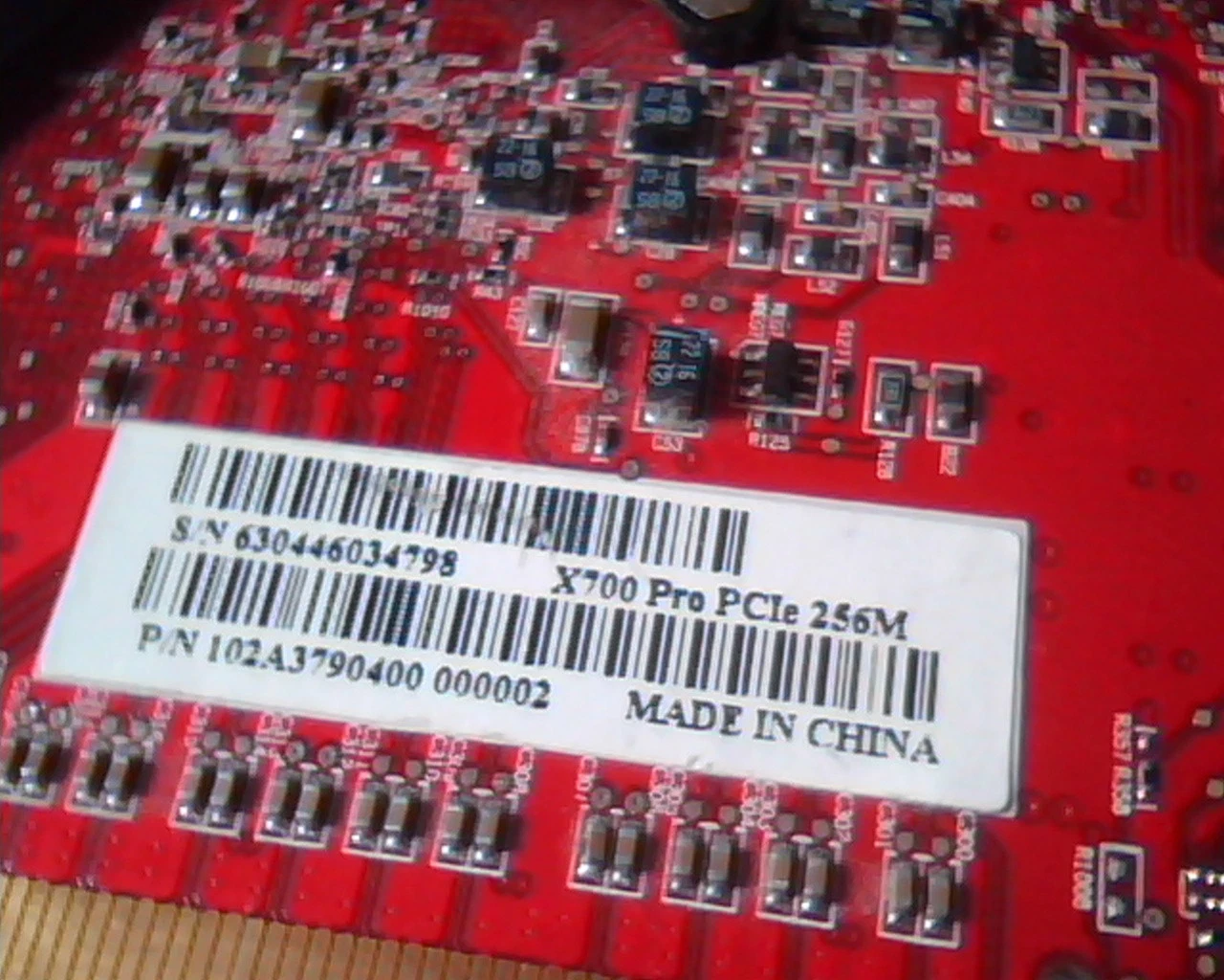 PCI-E express card ATI Radeon 109-A37901-00 X700 Pro 256M DVI VGA 102A3790400 - image 3