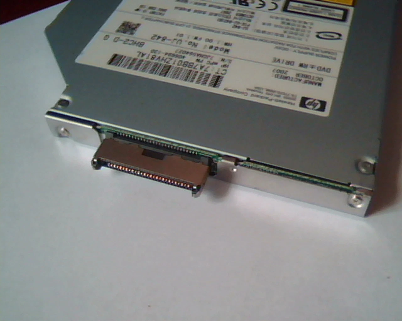 HP DVD RW Drive October 2007 UJ-842 1.01 408684-130 BHC2-D G Multi Laptop - image 4