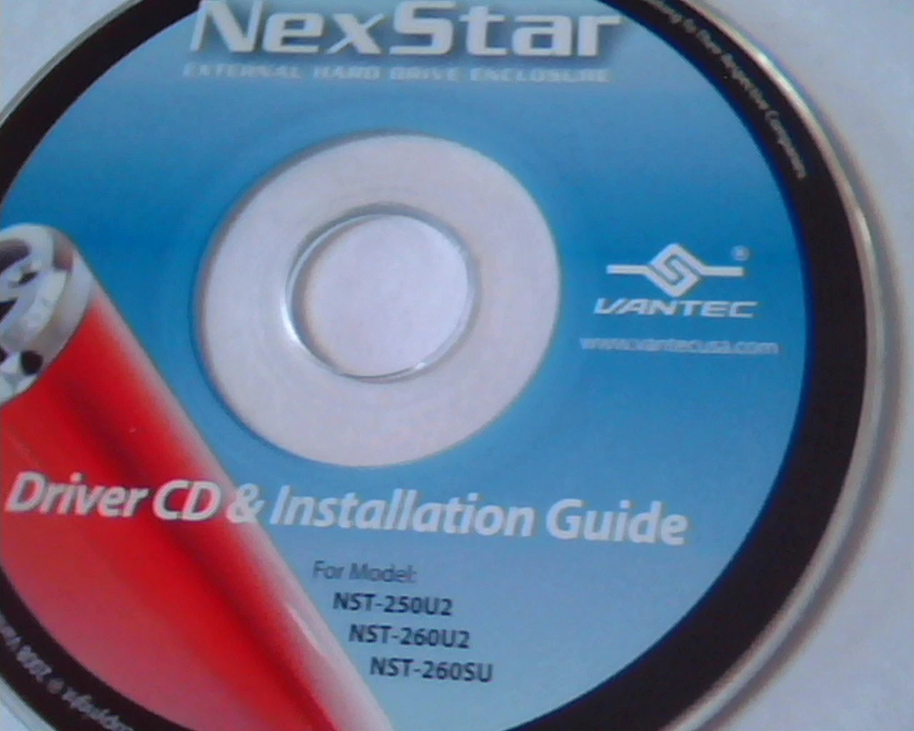 CD NexStar Driver CD and Installation Guide NST-250U2 NST-260U2 NST-260SU drive - image 2