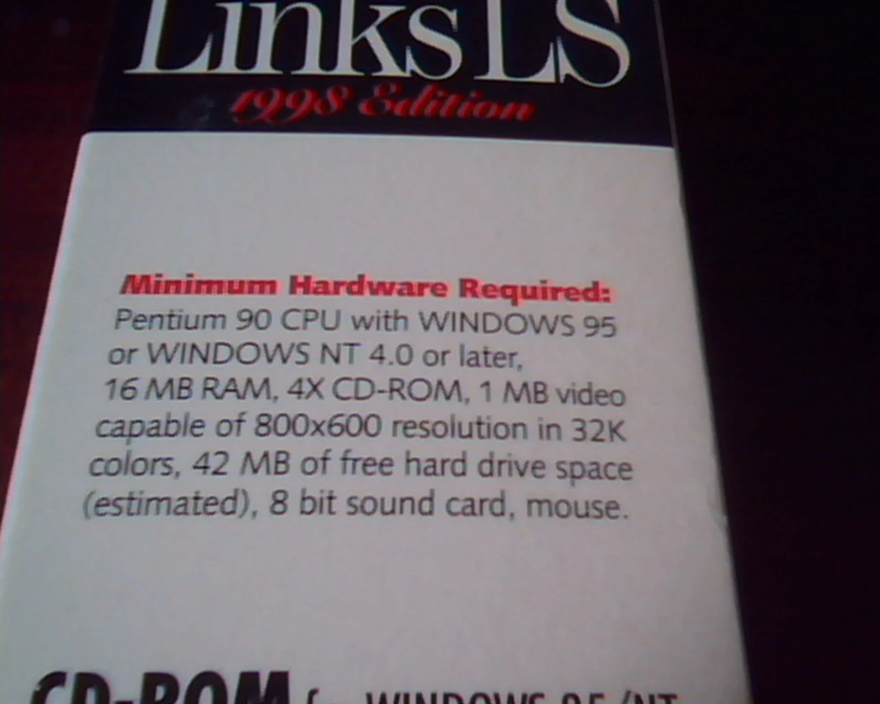Kapalua Links LS 1998 edition Access - Golf game CDs + manual - image 3