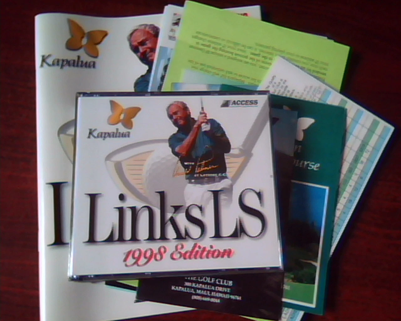 Kapalua Links LS 1998 edition Access - Golf game CDs + manual - image 4