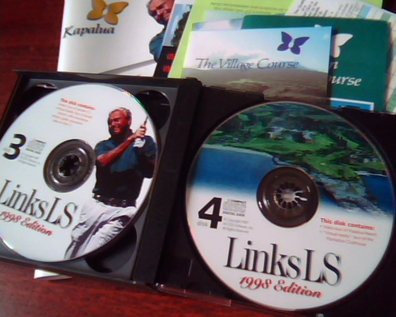 Kapalua Links LS 1998 edition Access - Golf game CDs + manual - image 5