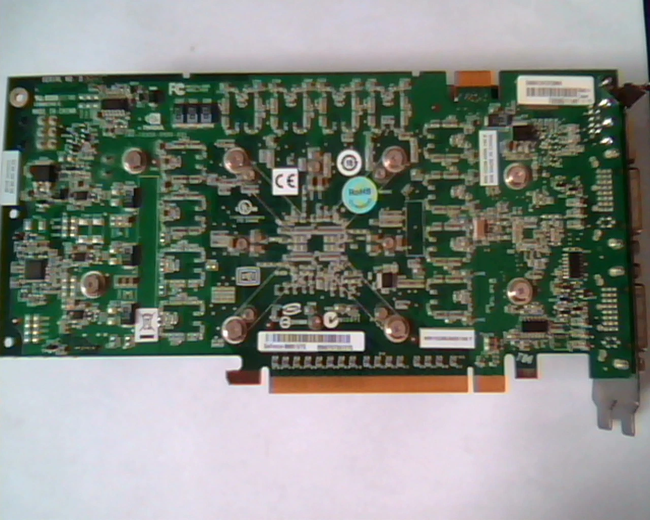 PCI-E express card ASUS GeForce 8800 GTS EN8800GTS HTOP 320M Dual DVI Video - image 2