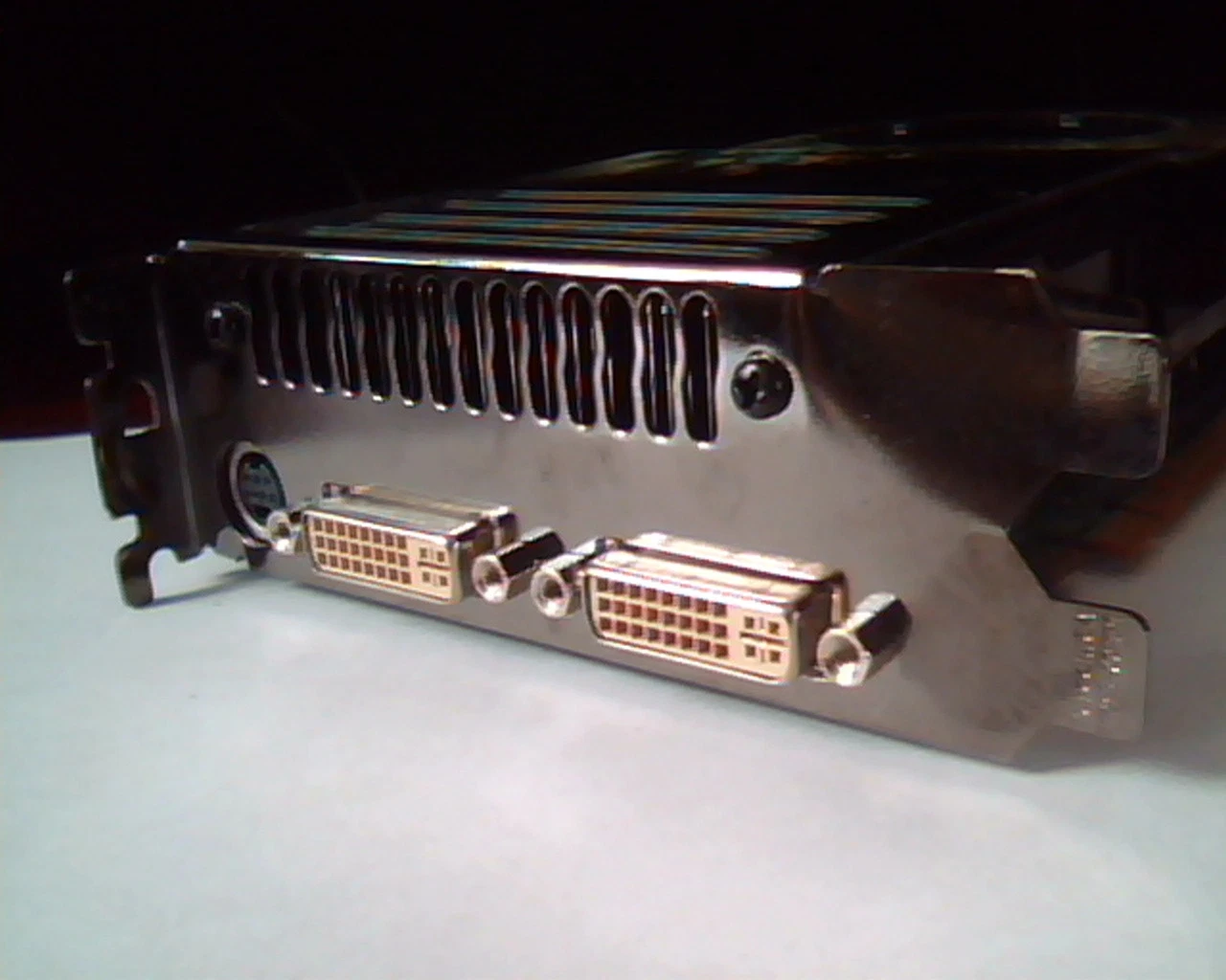 PCI-E express card ASUS GeForce 8800 GTS EN8800GTS HTOP 320M Dual DVI Video - image 6