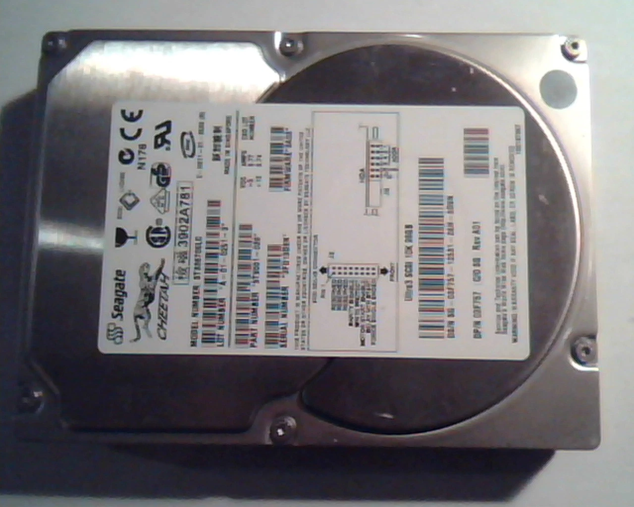 Hard Drive SCSI Seagate Cheetah ST336706LC A-01-0251-3 8A03 03F757 A01