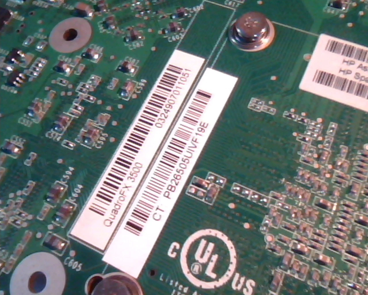 PCI-E express card NVIDIA Quadro 180-10455-0000-A01 412835-001 QuadroFX 3500 DVI - image 5