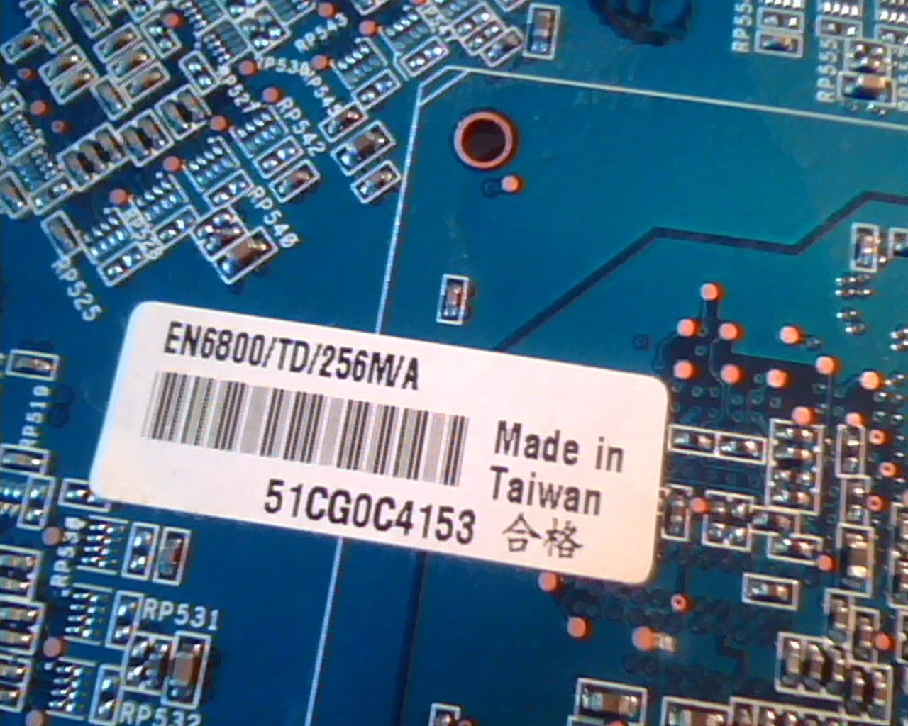 PCI-E express card ASUS Extreme EN6800/TD/256A/A Rev 1.00 256M VGA DVI TV - image 4