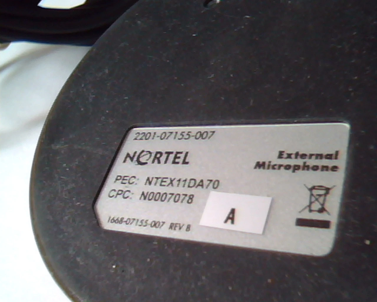 Nortel External Microphone NTEX11DA70 2033 IP Conference 2201-07155-007 PAIR 2 - image 4