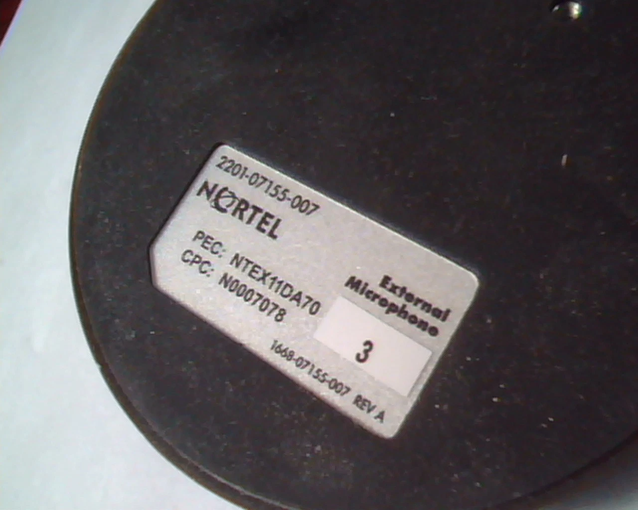 Nortel External Microphone NTEX11DA70 2033 IP Conference 2201-07155-007 PAIR 2 - image 7