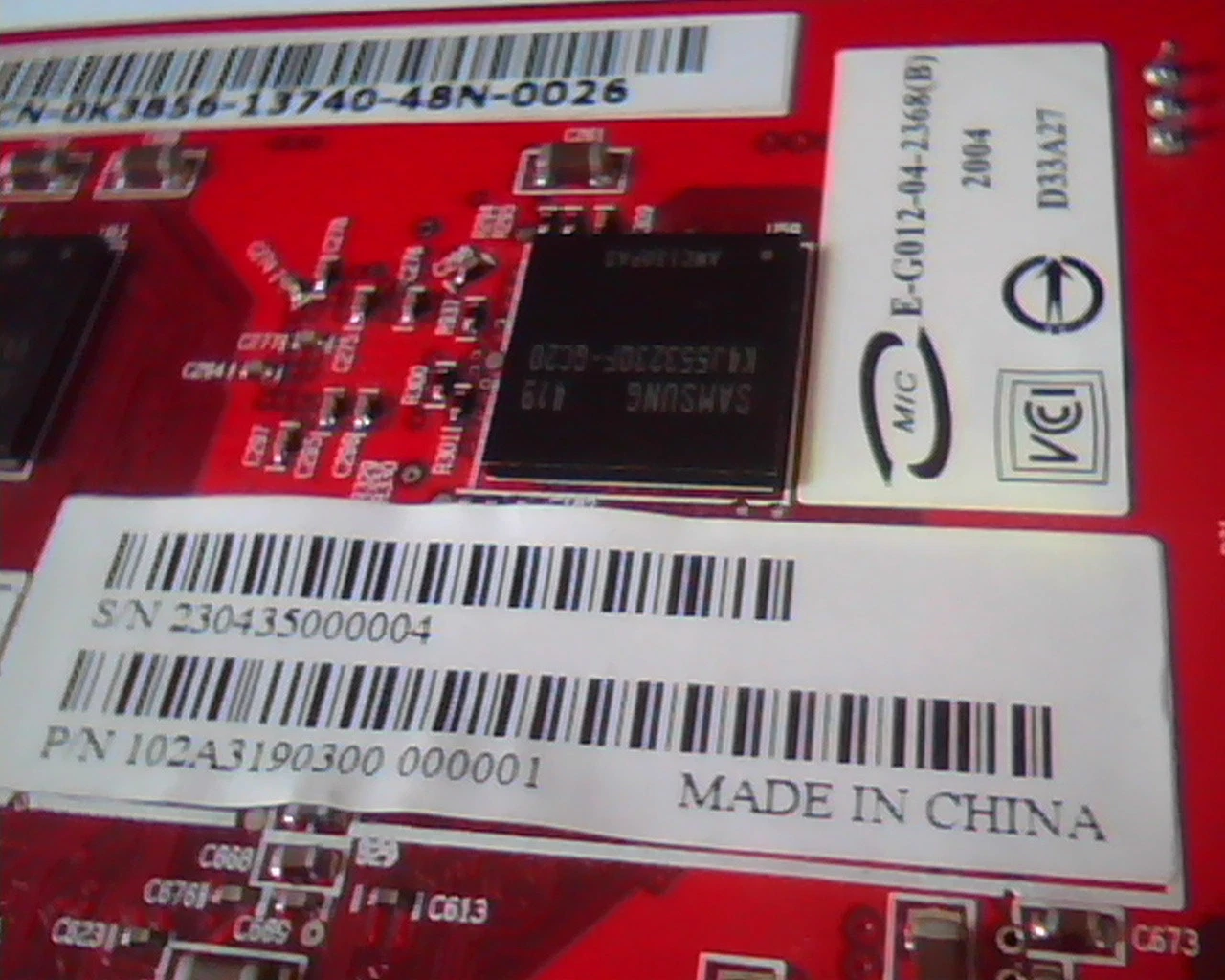 PCI-E express card ATI Radeon 109-A31900-00 102A3190300 DVI VGA TV Video A00 - image 3