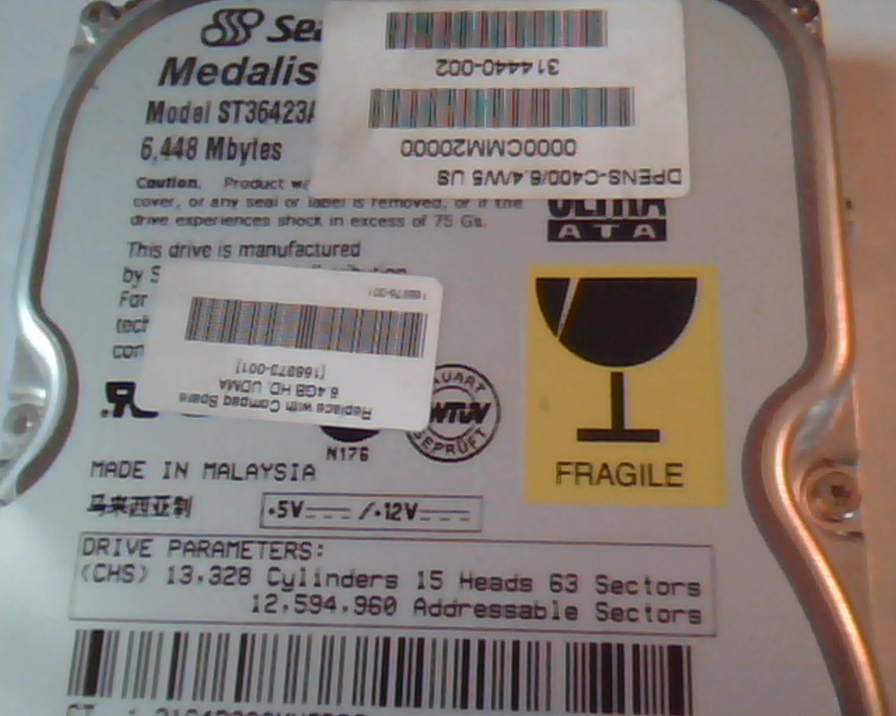 Hard Drive Disk IDE Seagate Medalist ST36423A 9M5007-030 3.05 E46324 CPB01 - image 3